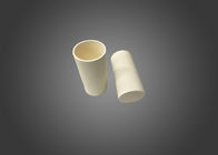 Cylindrical Magnesium Oxide Ceramic Crucible High Insulating Performance