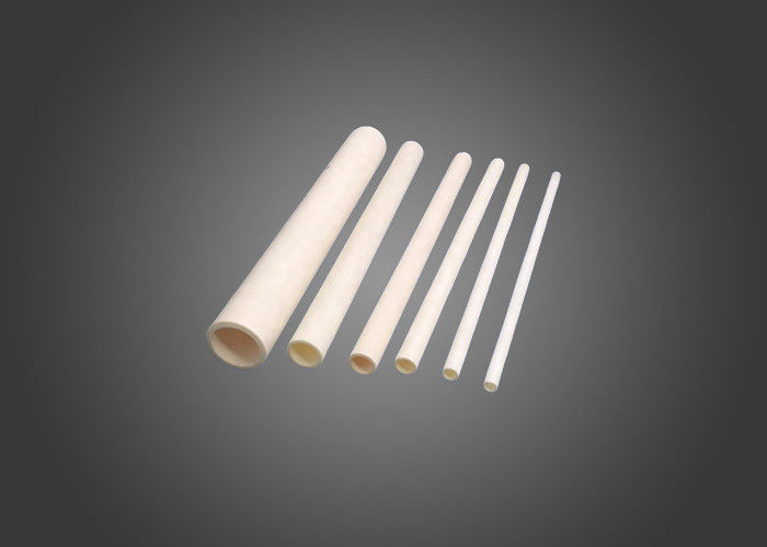White Aluminum Nitride Ceramic Tube / Bar High Hardness Metal Cutting Tools